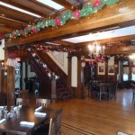 Emmett's Castle decorated for Christmas